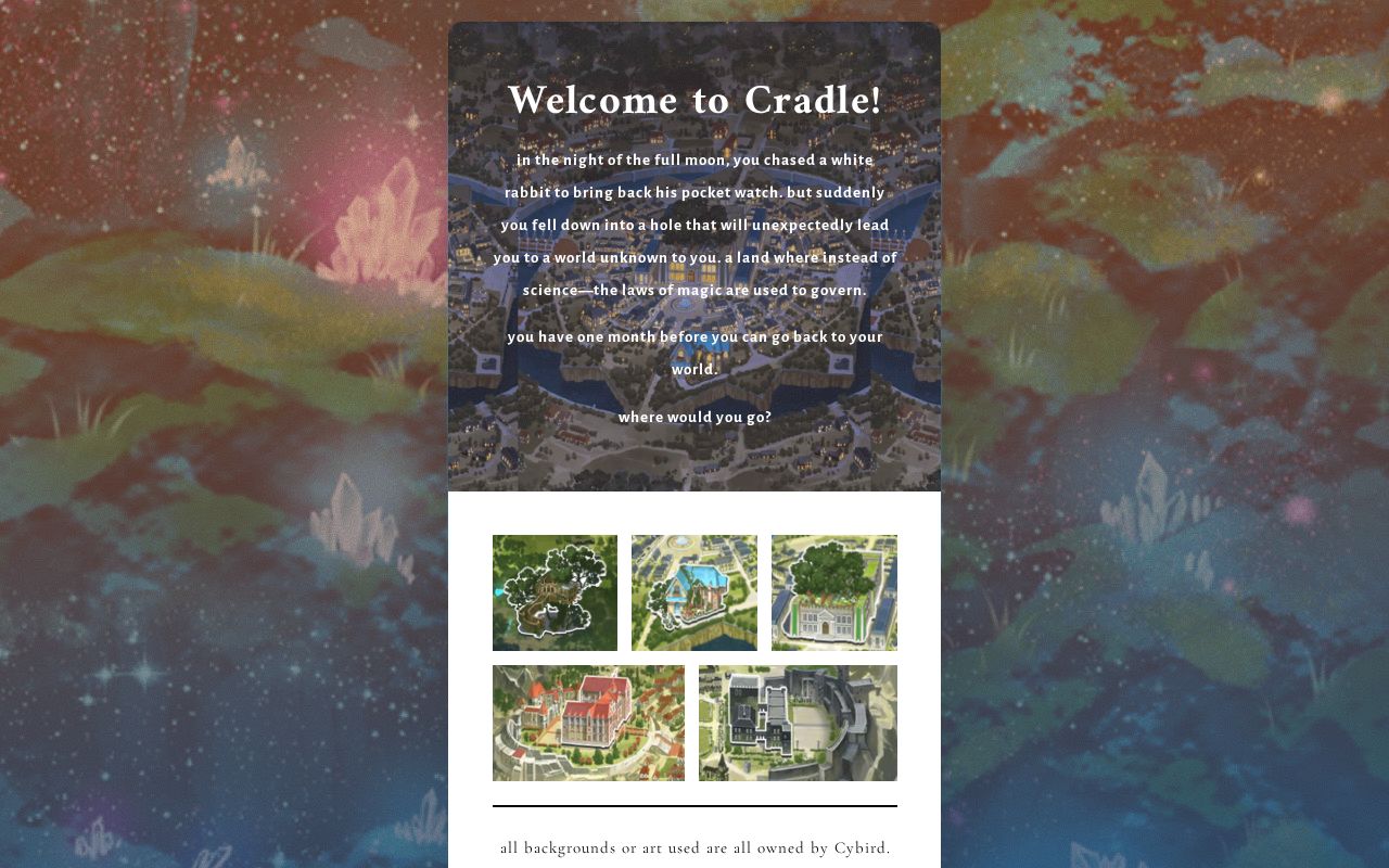 Carrd profile picture for @cradle